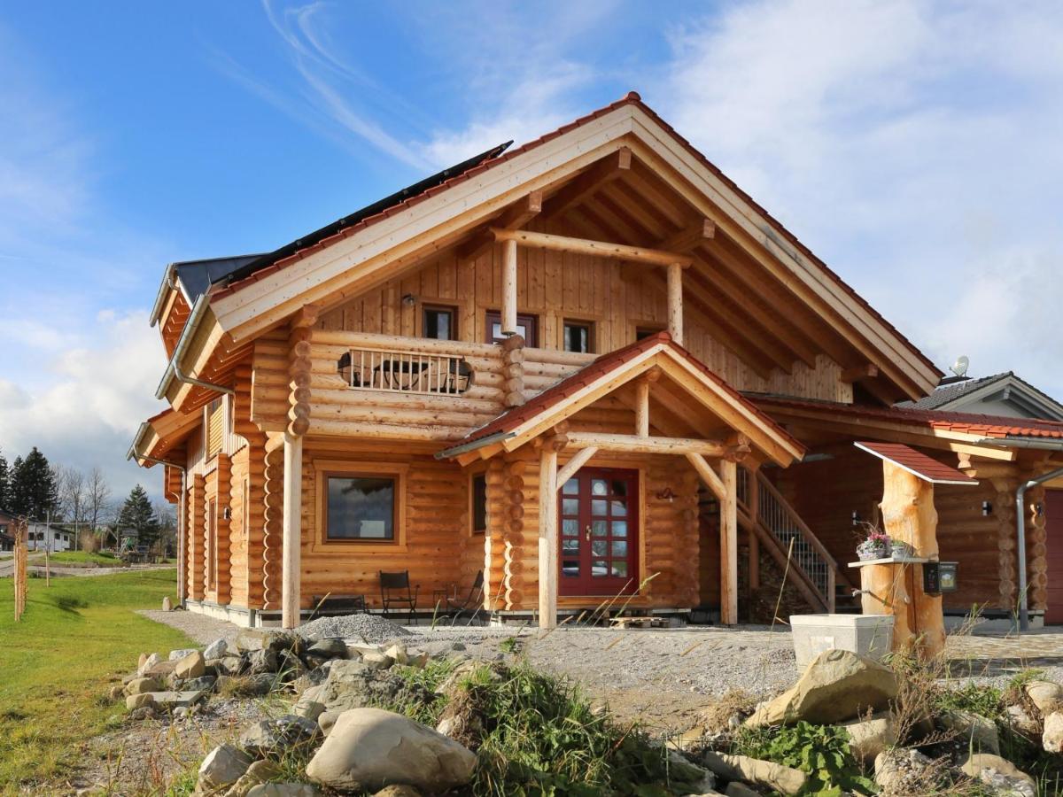 "Allgaeu-Herzl" Alpenchalet Fuer Zwei Ruckholz Bagian luar foto
