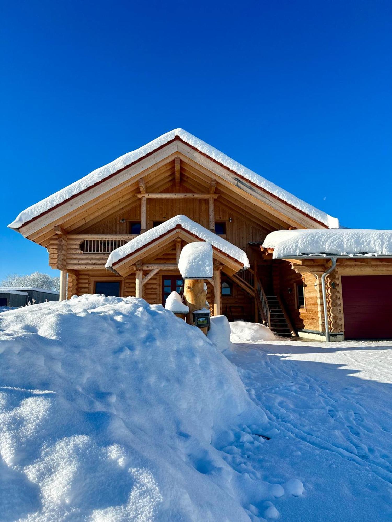 "Allgaeu-Herzl" Alpenchalet Fuer Zwei Ruckholz Bagian luar foto