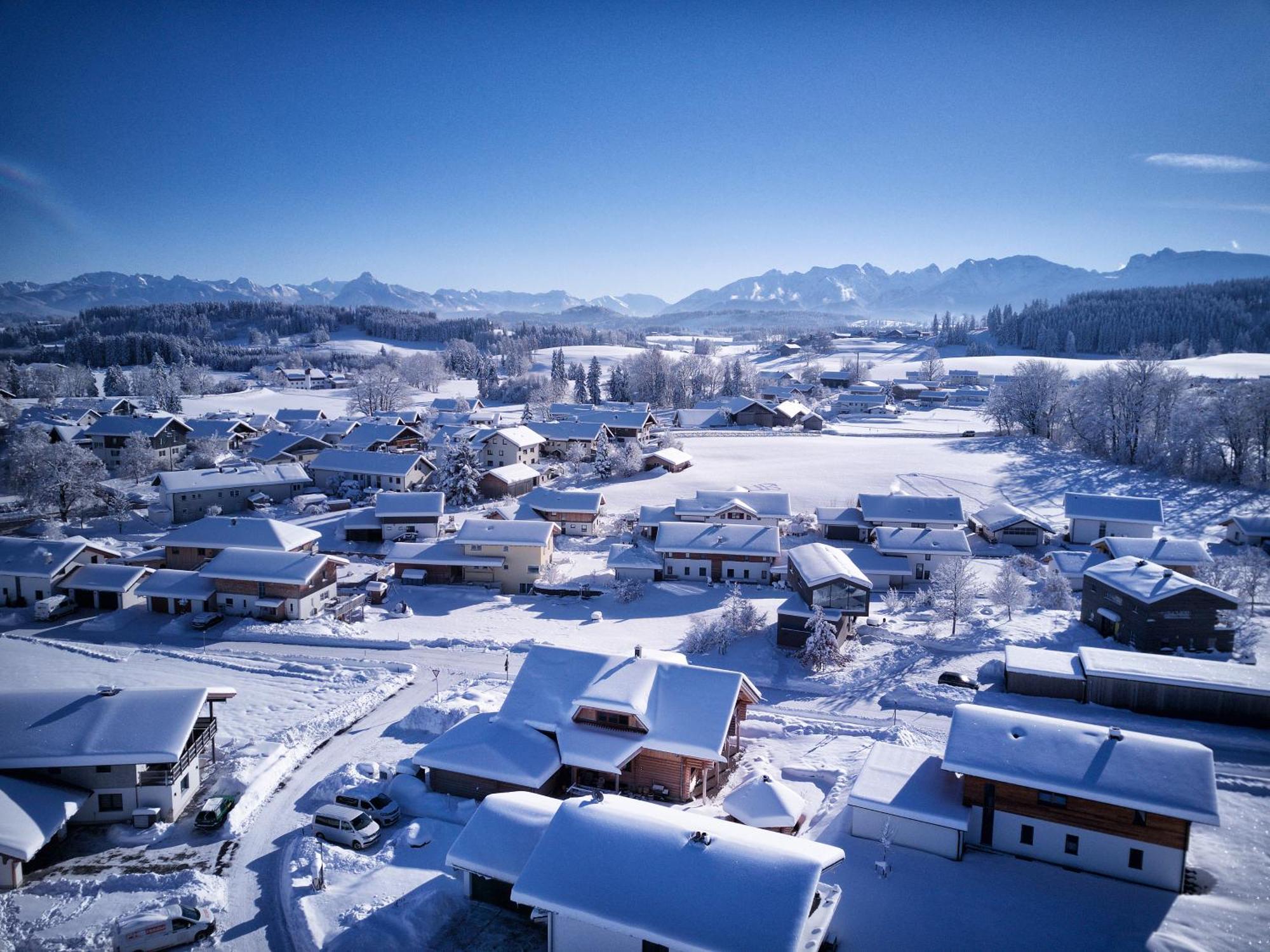 "Allgaeu-Herzl" Alpenchalet Fuer Zwei Ruckholz Bagian luar foto